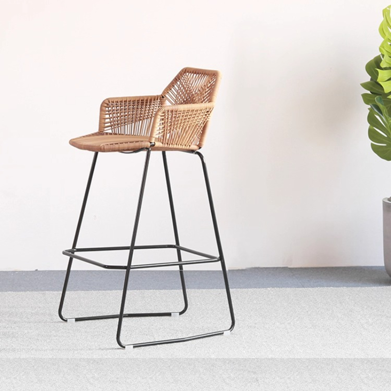Scandinavian Rattan Bar Stool  - Home Bar Lounge avis et prix