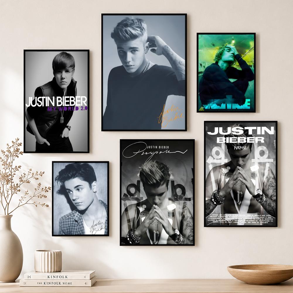 Music J-Justin Bieber Poster P - Home Bar And Theater avis et prix