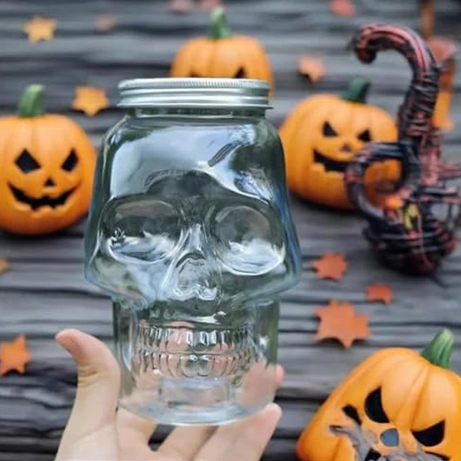 Skull Jars With Lid 500ml/800m - Home Bar Setup avis et prix