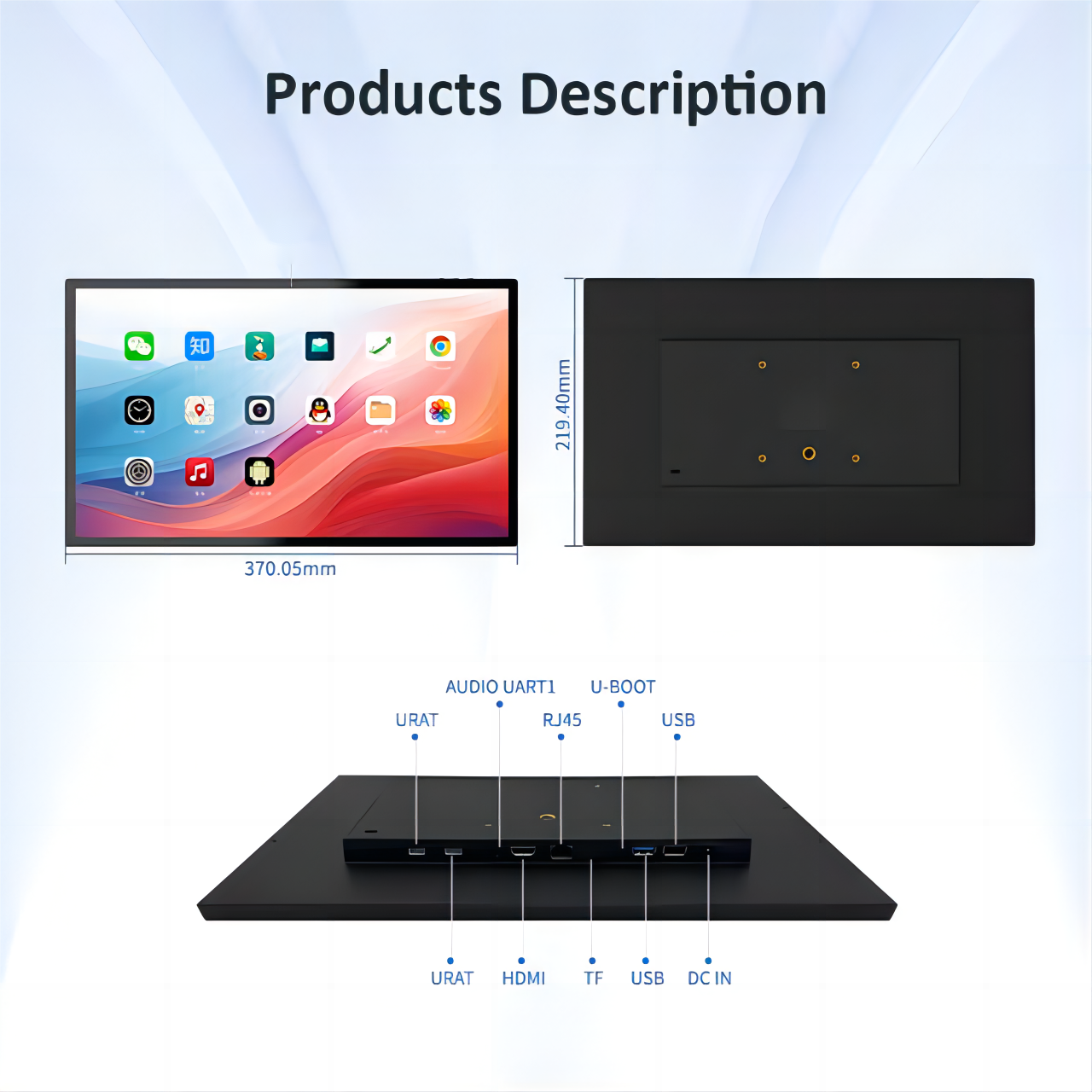 15 Inch 16:10 Wall Mount Andro - Home Bar Android avis et prix