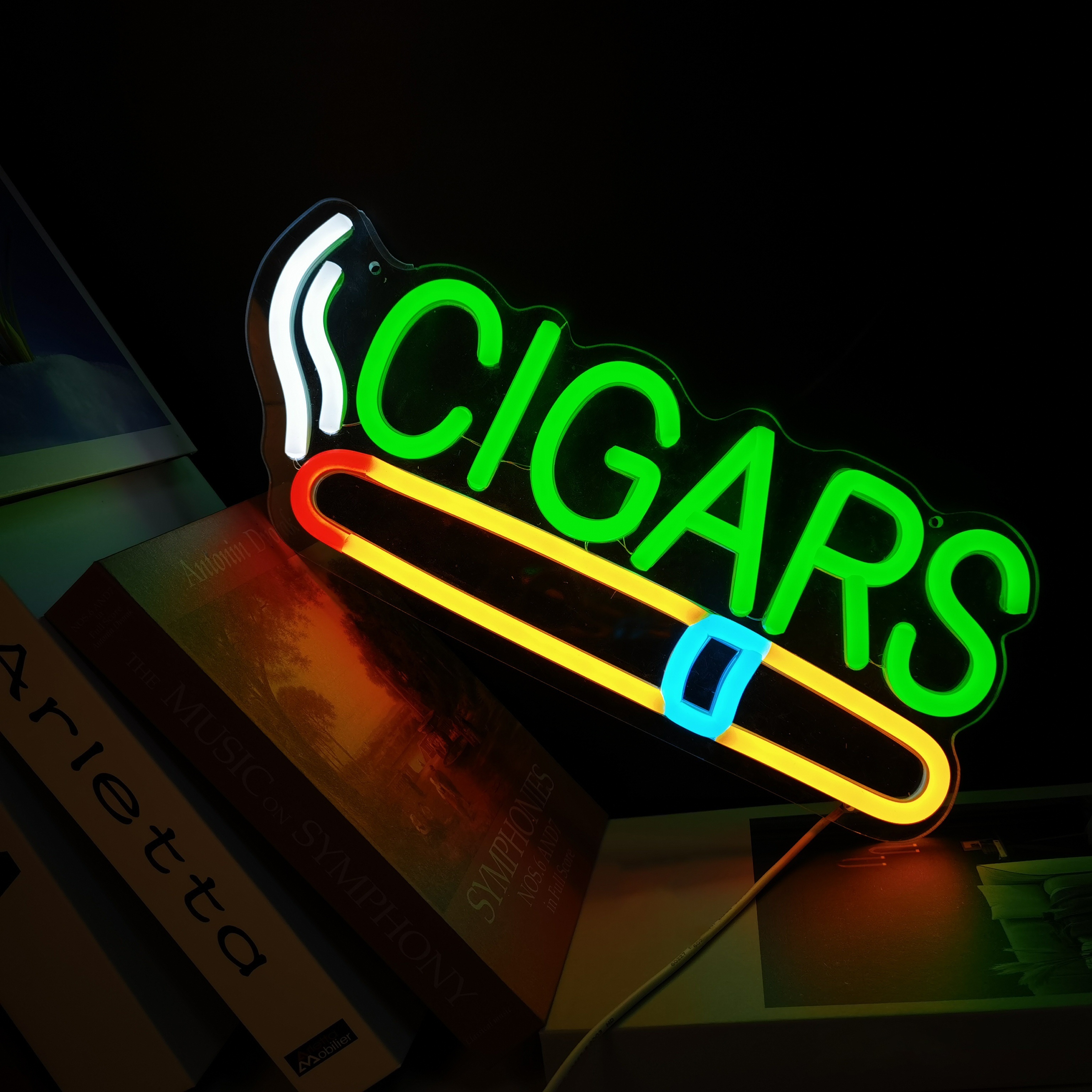 Cigar Shop Neon Sign, For Home - Home Bar Lounge avis et prix