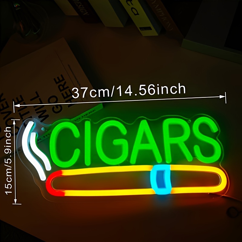 Cigar Shop Neon Sign, For Home - Home Bar Lounge avis et prix