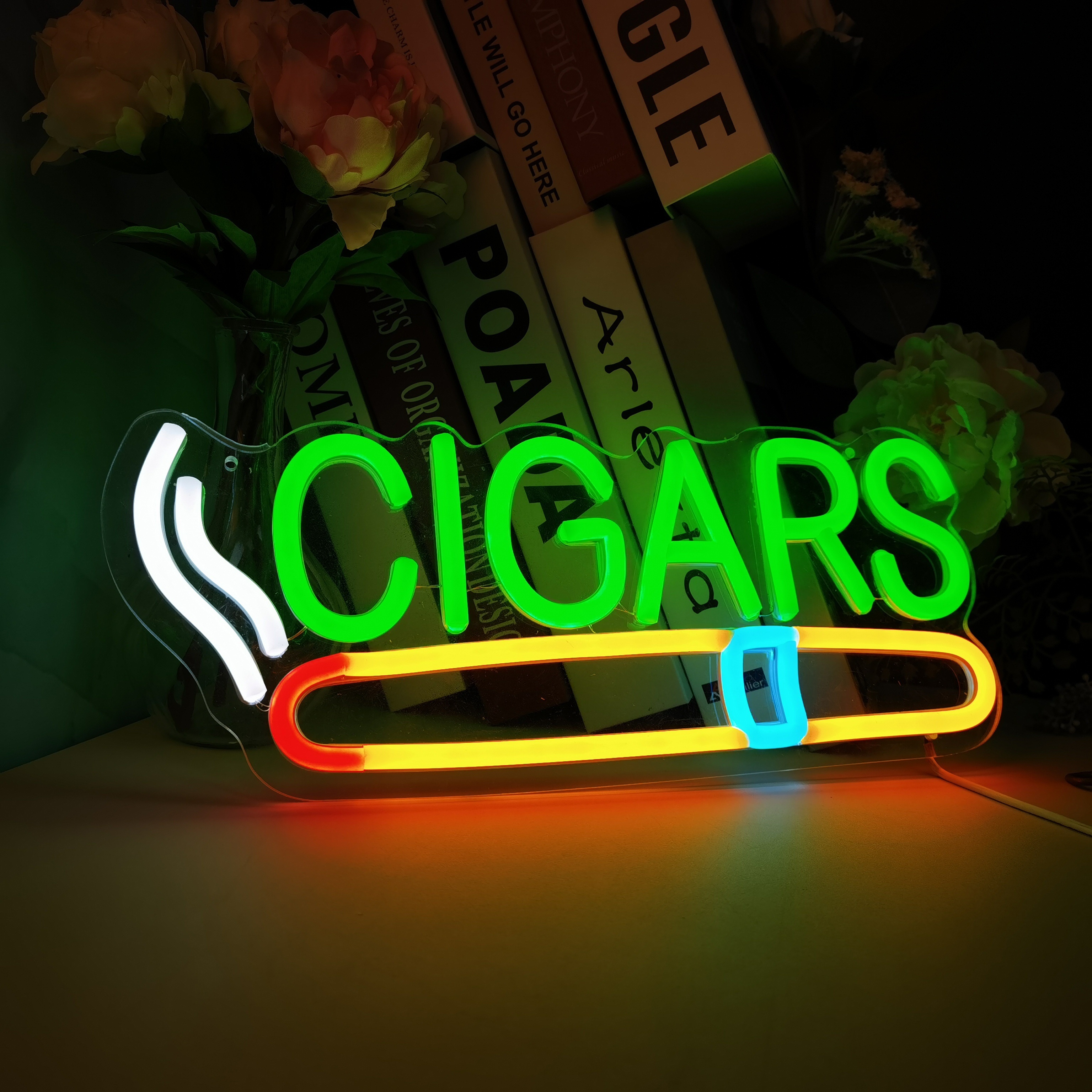 Cigar Shop Neon Sign, For Home - Home Bar Lounge avis et prix