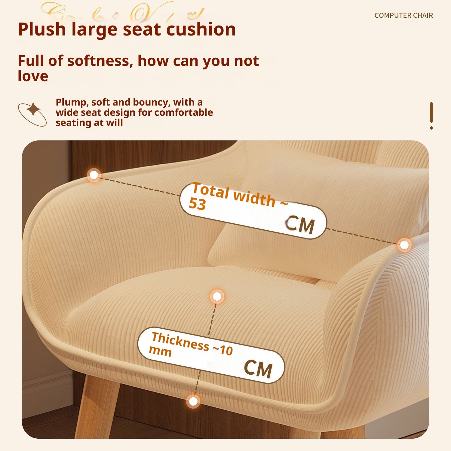 Bedroom chair, backrest makeup - Home Bargains avis et prix