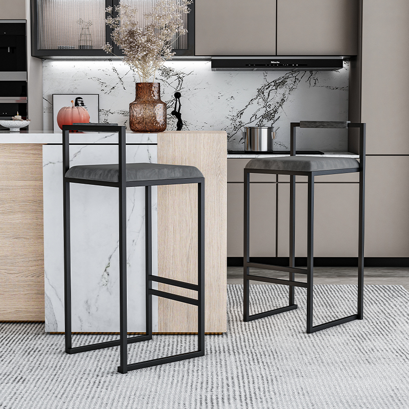 Nordic Velvet Black Bar Chairs - Home Bar Lounge avis et prix