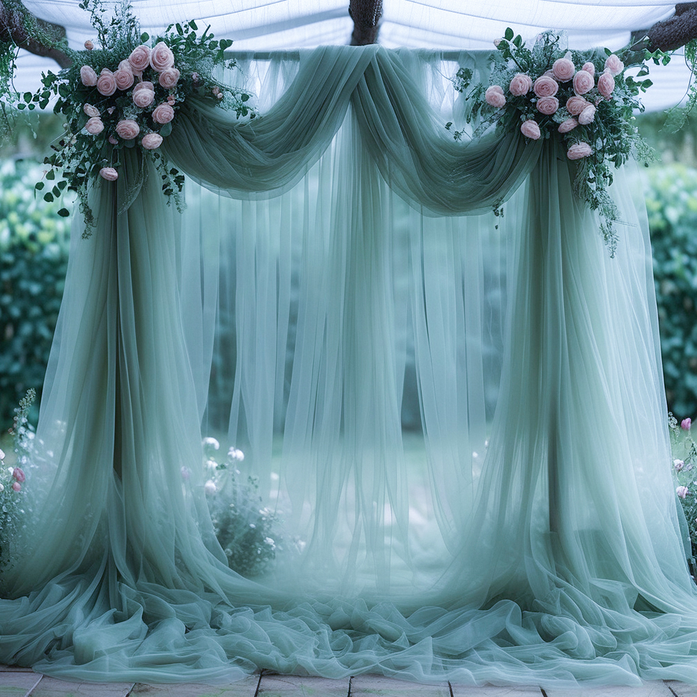 Sheer Tulle Decorative Curtain - Home Bargains avis et prix