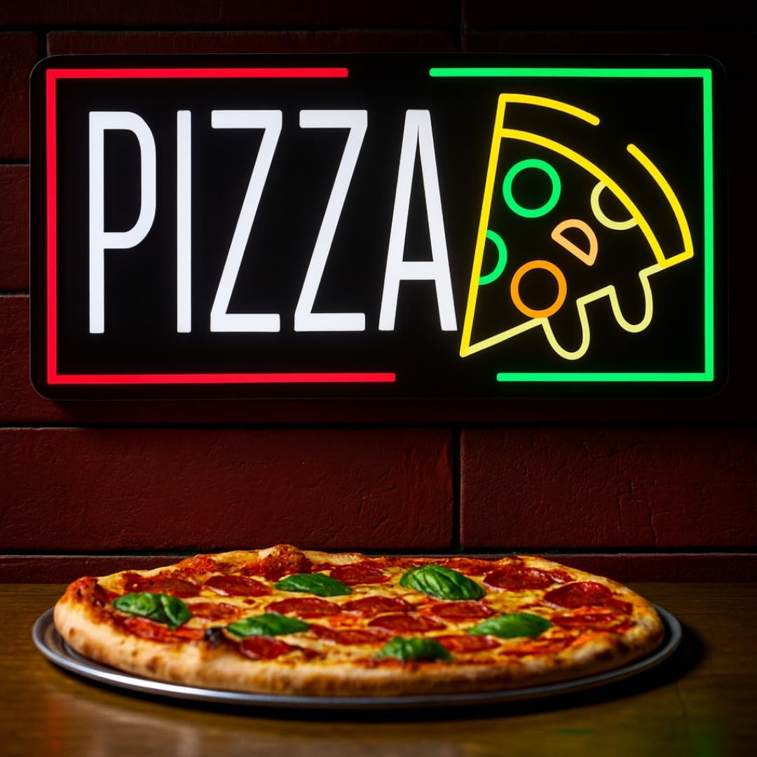 Pizza Neon Sign Business USB L - Home Bar Signs avis et prix