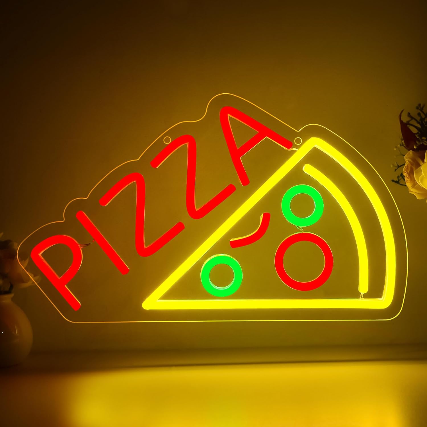 Pizza Neon Sign Business USB L - Home Bar Signs avis et prix