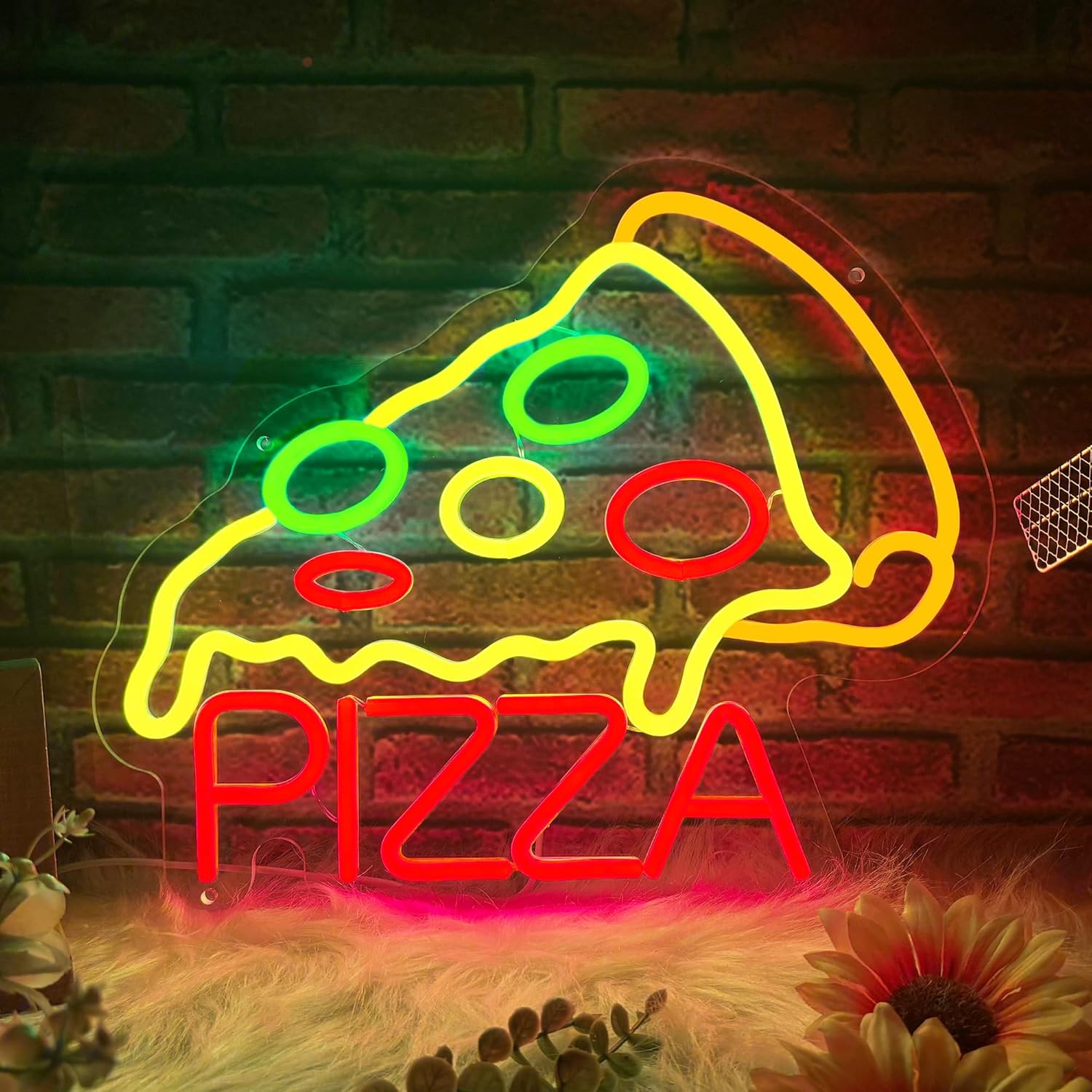 Pizza Neon Sign Business USB L - Home Bar Signs avis et prix