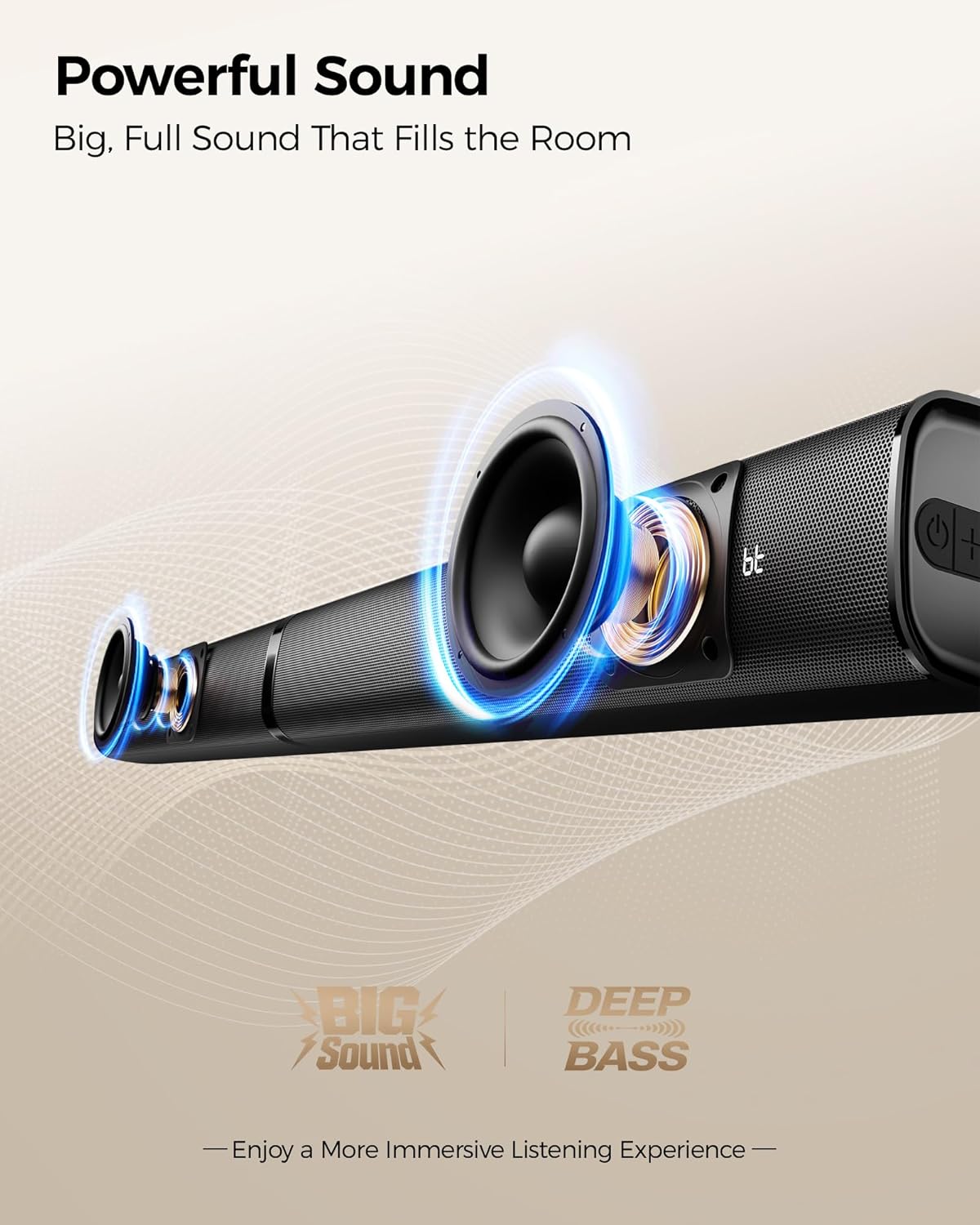 Soundbar with Subwoofer for TV - Home Bar And Theater avis et prix