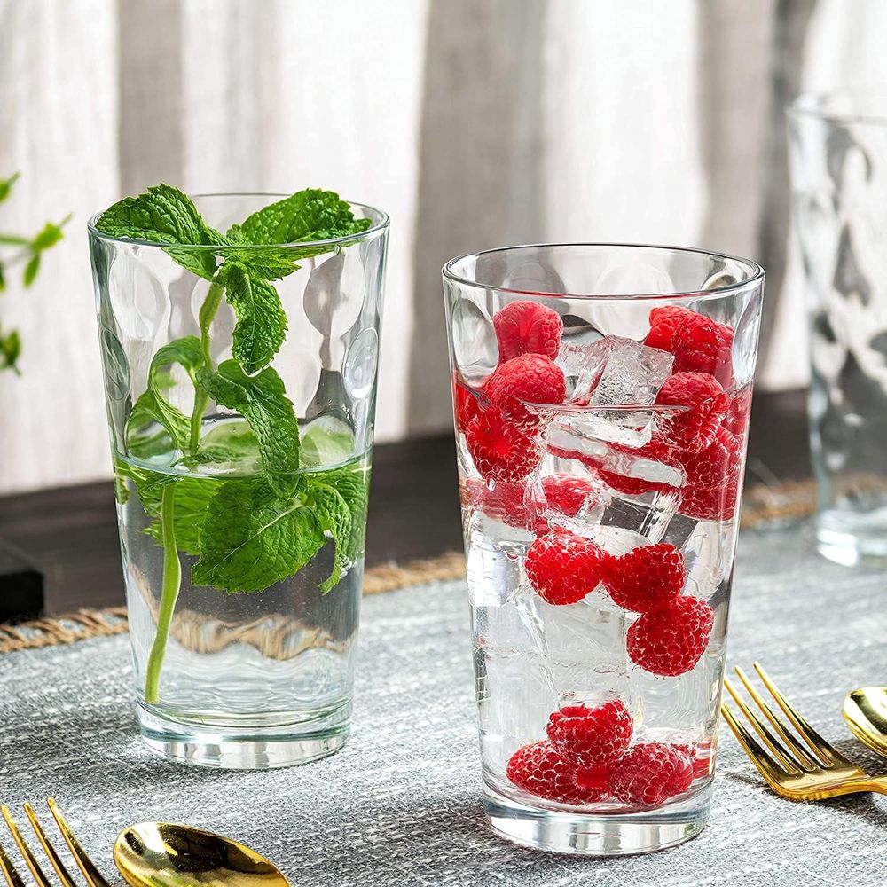 12-Piece Elegant Stackable Gla - Highball Glass Set avis et prix