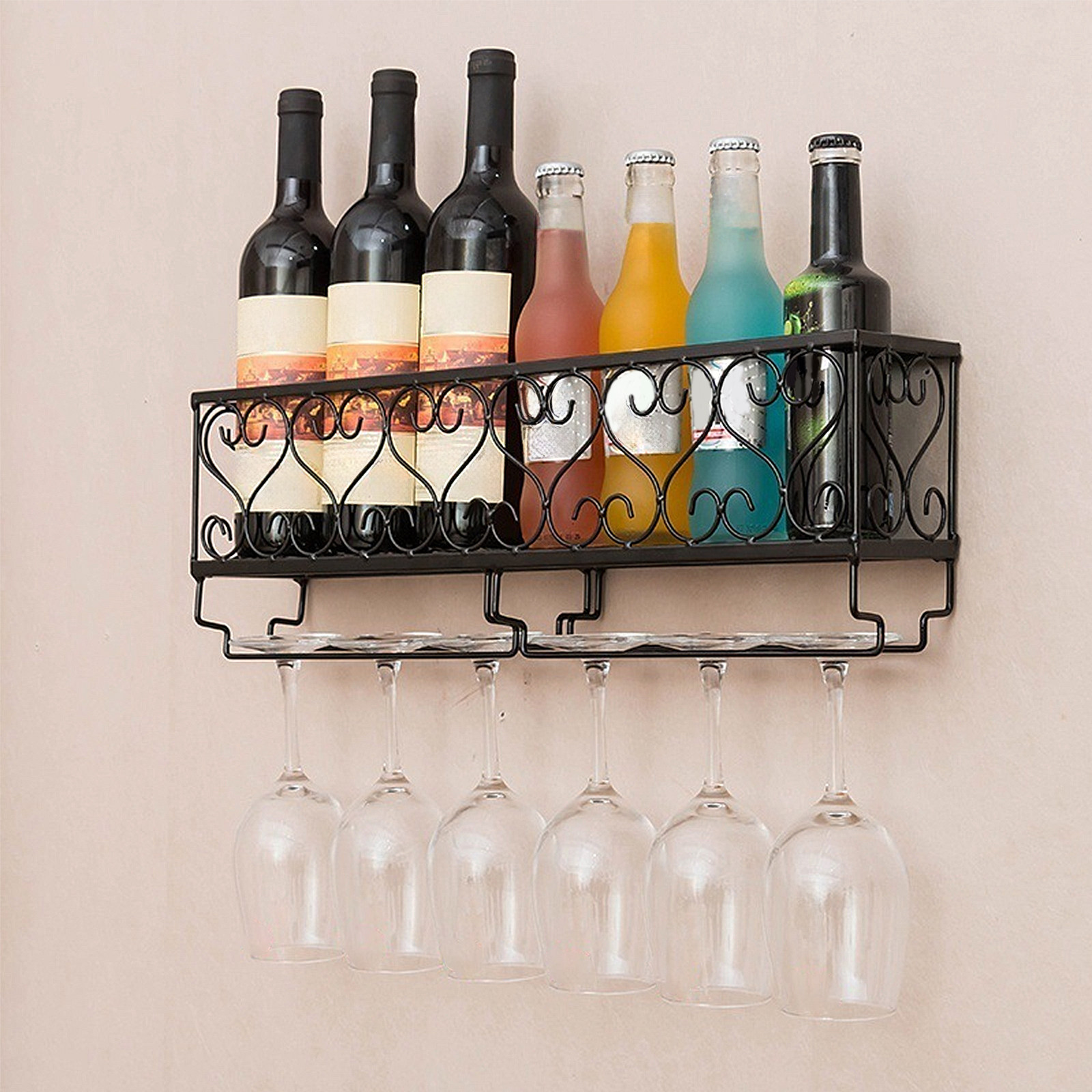 1Pcs Wall Mount Wine Bottle Ra - Home Bar Stand avis et prix