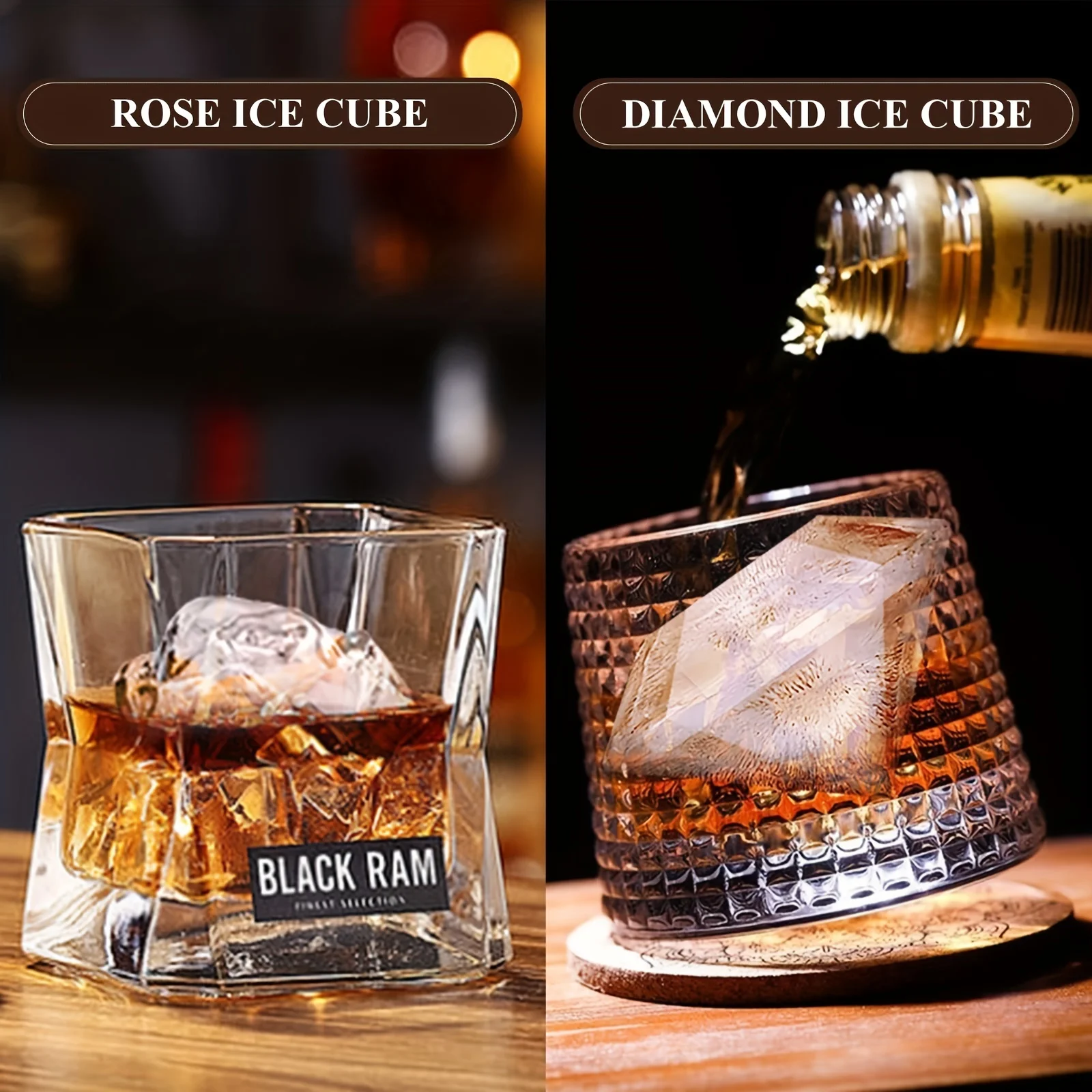 1pc 3D Rose Ice Cube Mold, Squ - Ice Mold Sphere avis et prix