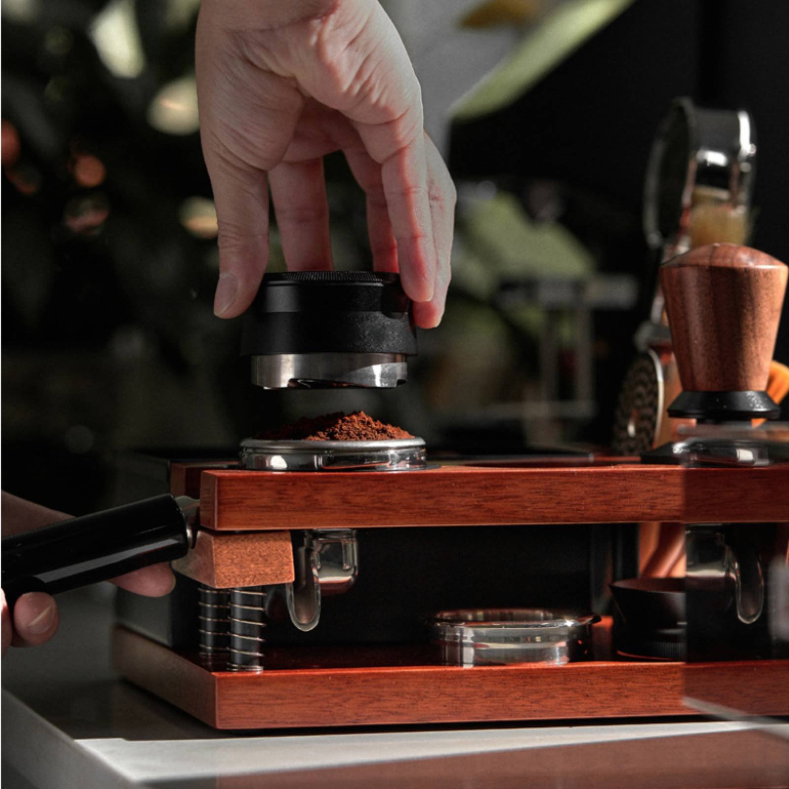 Wood Tamping Station Multi-Fun - Home Barista avis et prix