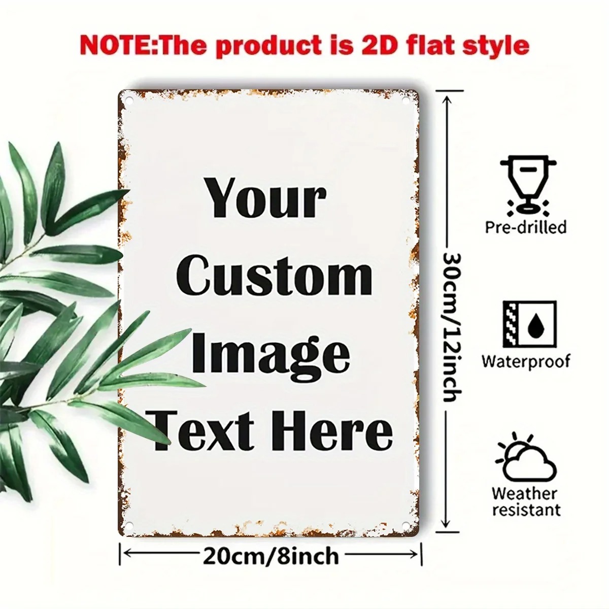 Custom Photo & Text Tin Sign - - Home Bar Signs avis et prix