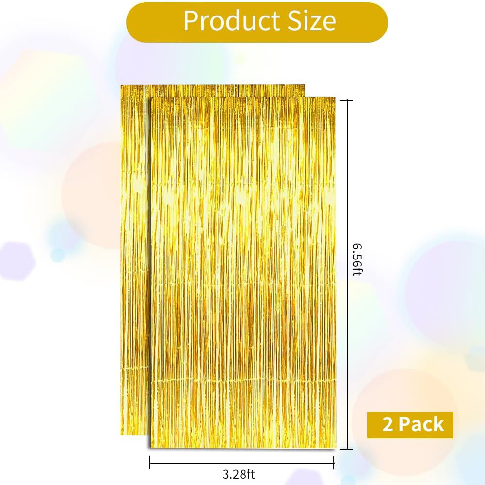 2Pack Gold Metallic Foil Tinse - Home Bargains avis et prix