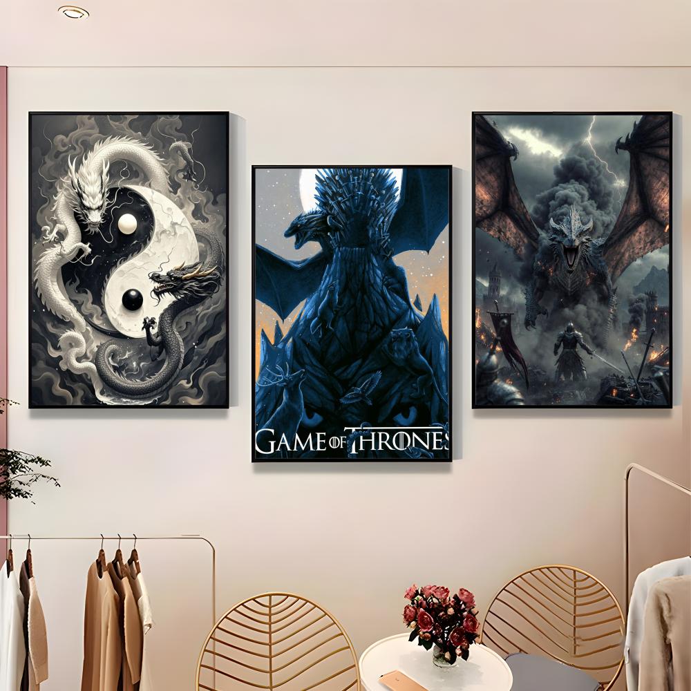 Art R-Red Fox Dragon Elephant  - Home Bar And Theater avis et prix