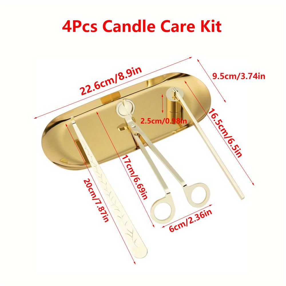 4pcs/set Luxury Candle Care Ki - Home Barber avis et prix