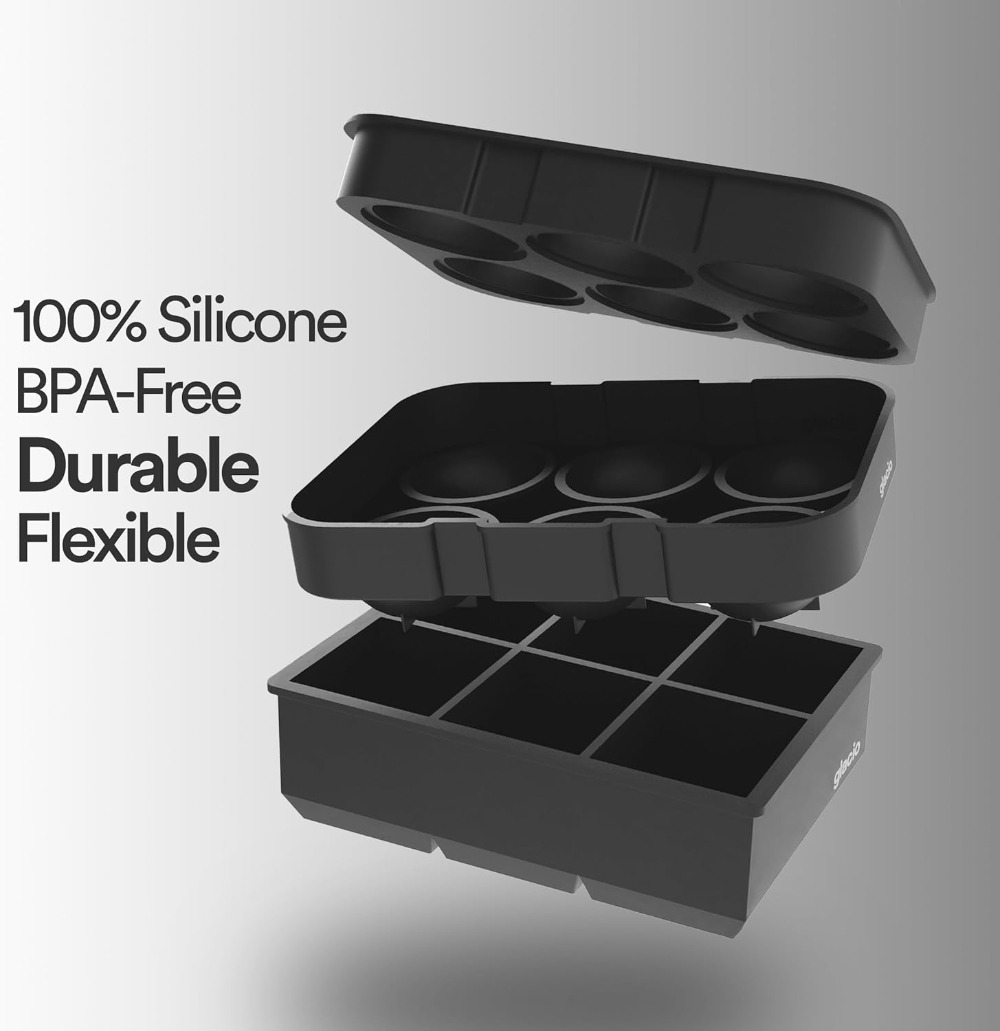 Silicone Ice Cube Trays – Larg - Ice Mold Sphere avis et prix