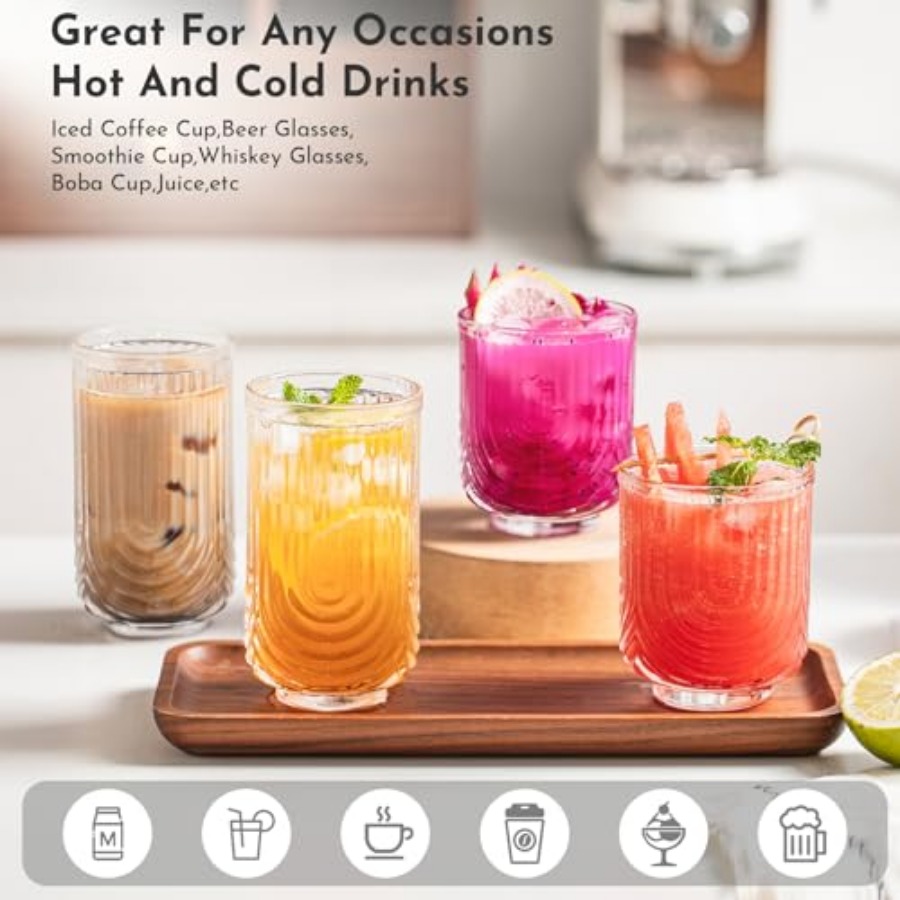 Water Drinking Glasses Set of  - Highball Glass Set avis et prix