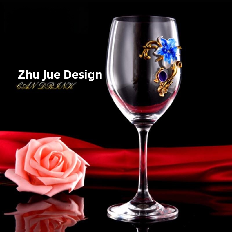 Elegant Enamel Red Wine Glasse - Highball Glass Set avis et prix