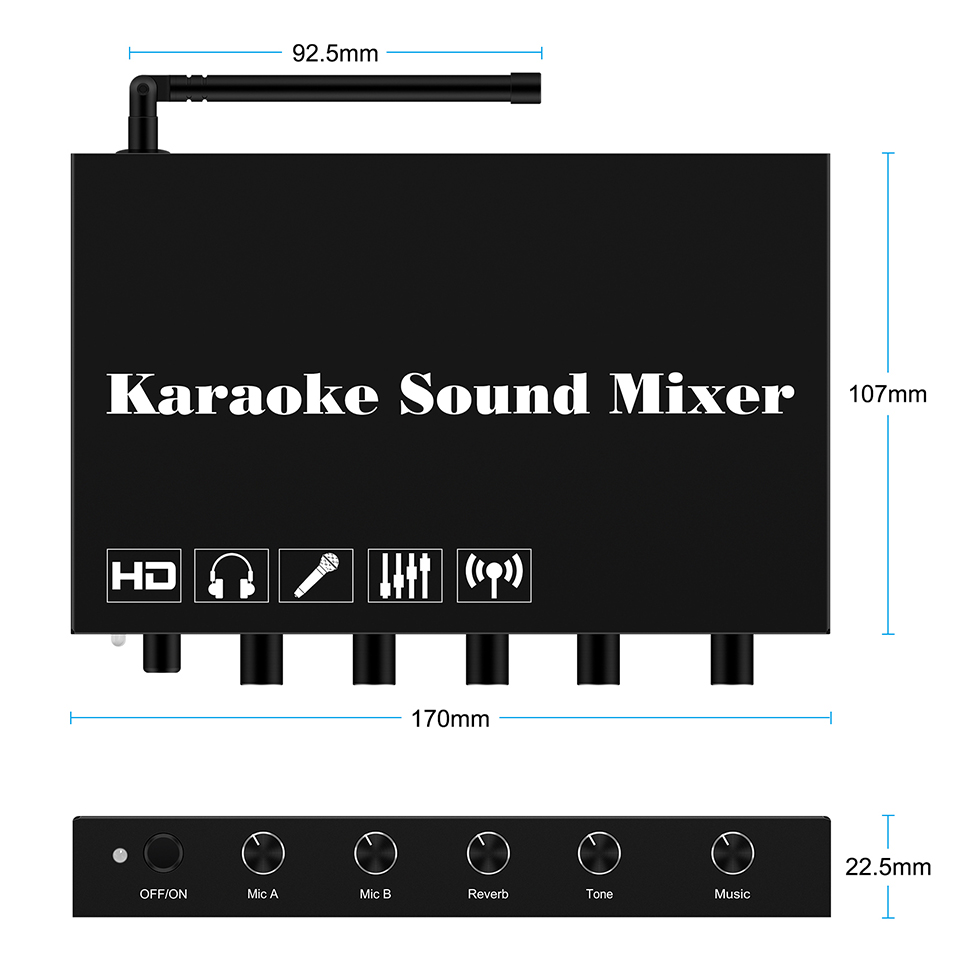 HDMI Karaoke Player Mixer Home - Home Bar And Theater avis et prix