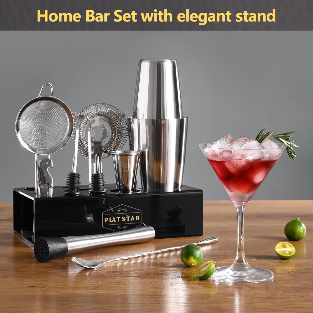 Complete Bartender Kit with St - Cocktail Recipe Book avis et prix