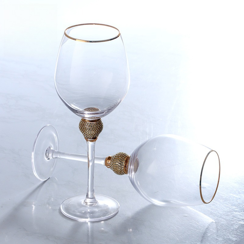 Luxury Diamond Gold Rim Highba - Highball Glass Set avis et prix