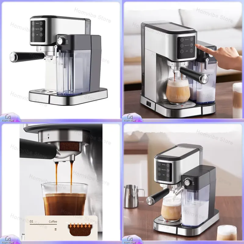 Stainless Steel Espresso 20 Ba - Home Barista avis et prix