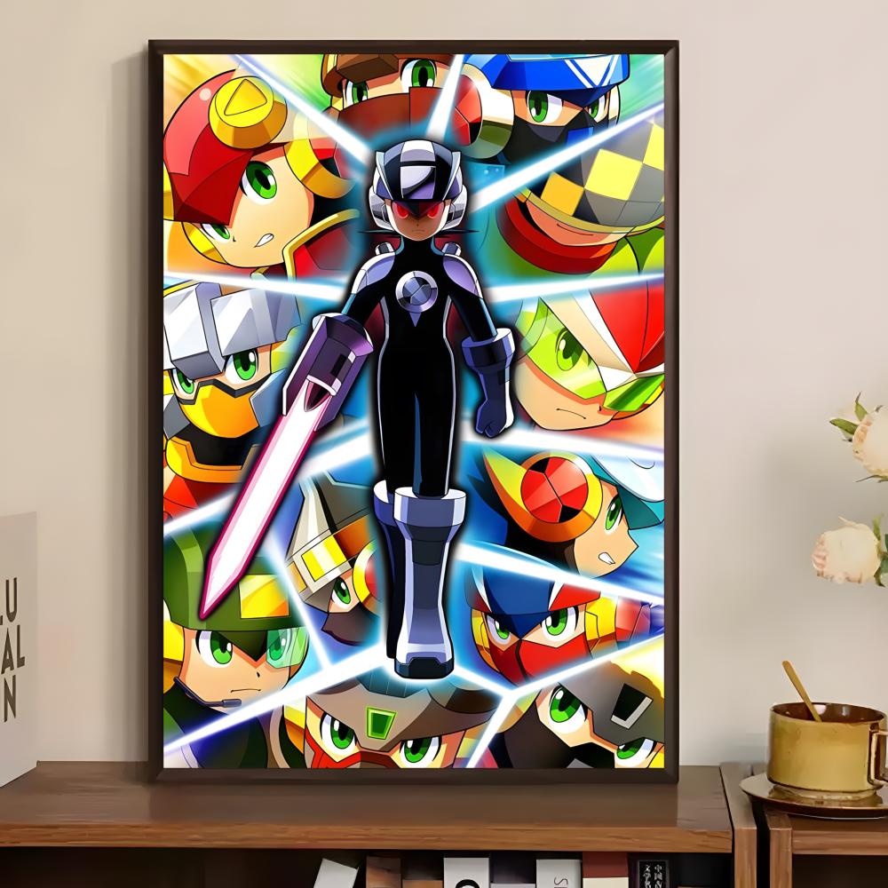Classic Mega Man Poster Paper  - Home Bar And Theater avis et prix