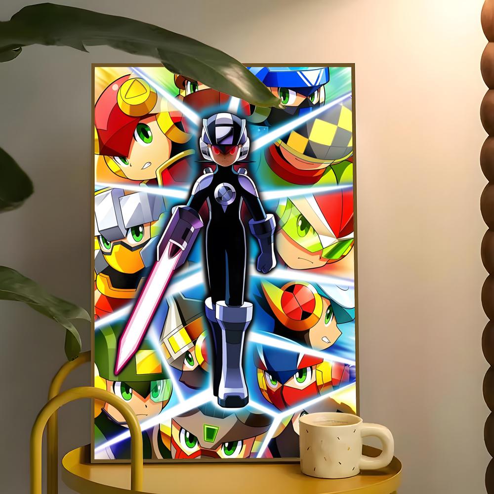 Classic Mega Man Poster Paper  - Home Bar And Theater avis et prix