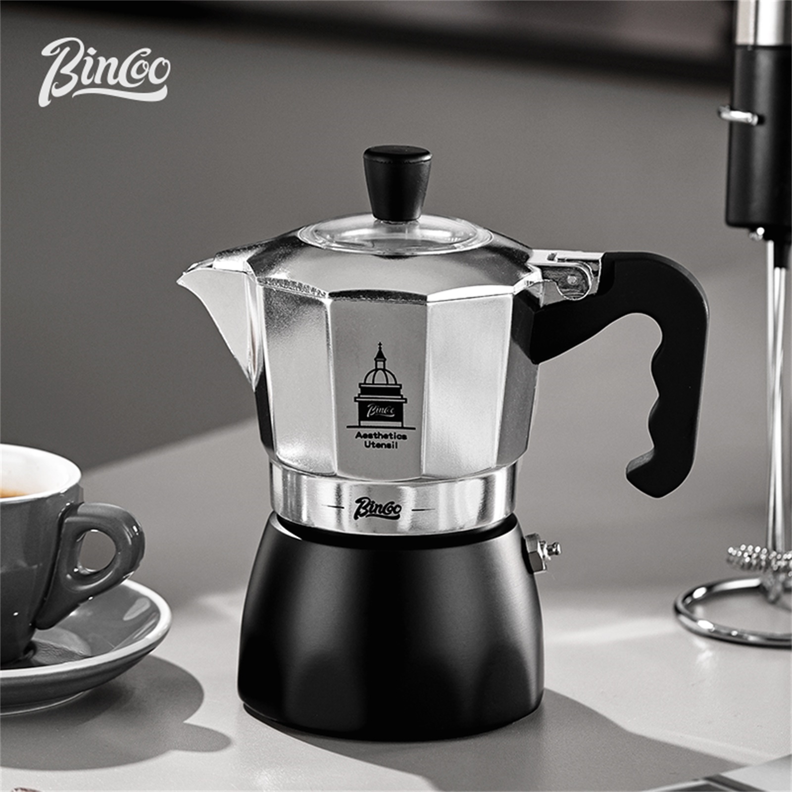 BINCOO Double Valve Moka Pot，E - Home Barista avis et prix