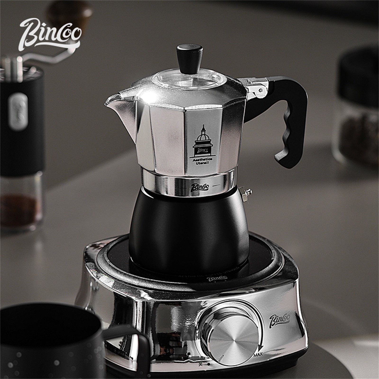 BINCOO Double Valve Moka Pot，E - Home Barista avis et prix