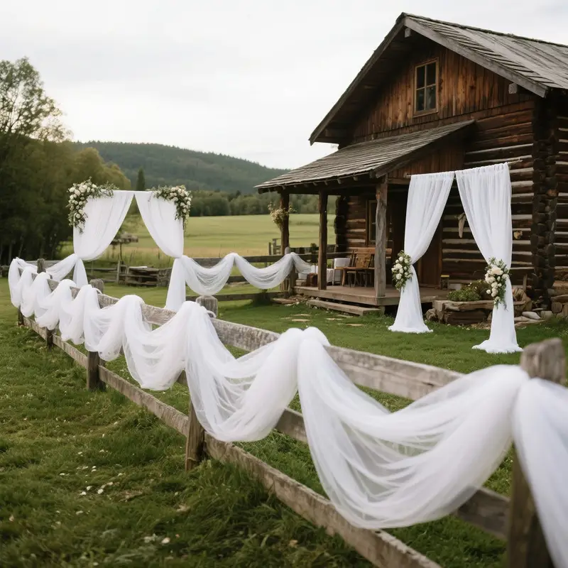 DIY Decoration Tulle Arch Drap - Home Bargains avis et prix
