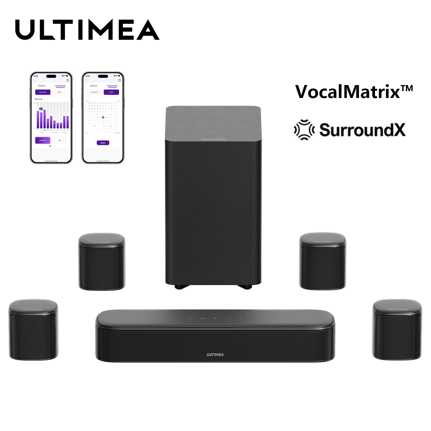 ULTIMEA 7.1ch Sound Bar with S - Home Bar And Theater avis et prix