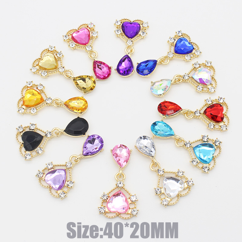 10Pc 20*40mm NEW Heart Crystal - Cocktail Recipe Book avis et prix