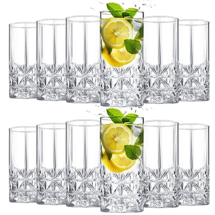 Set of 12 Tall Highball Glasse - Highball Glass Set avis et prix