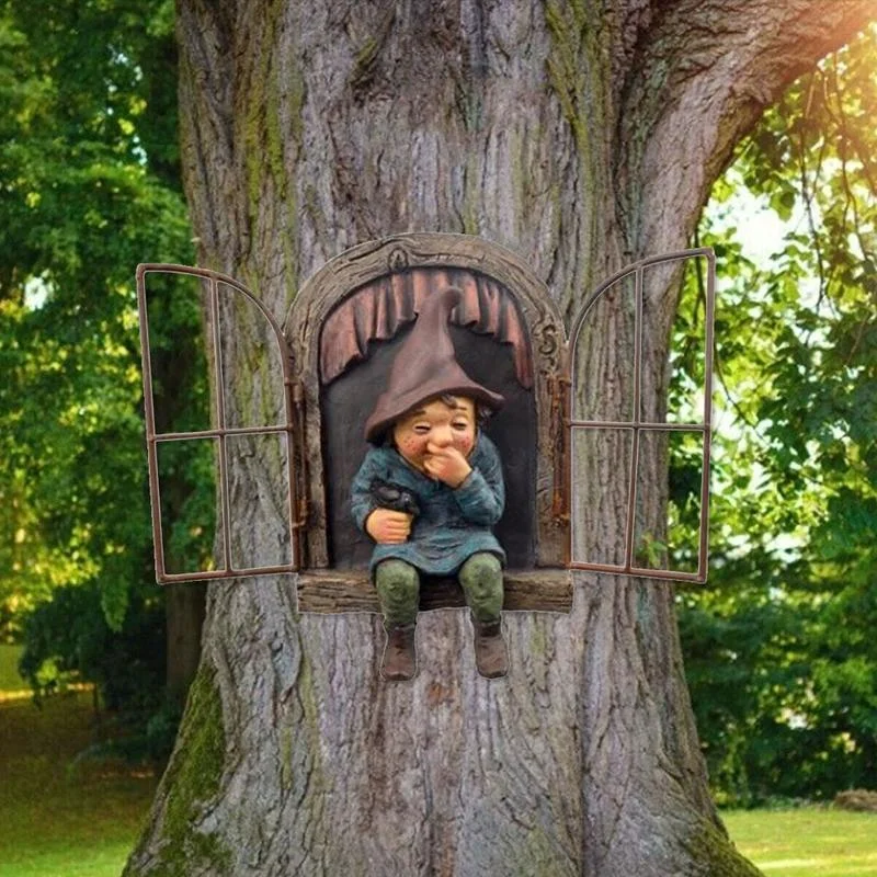 Naughty Garden Statue Elf Go O - Home Bargains avis et prix