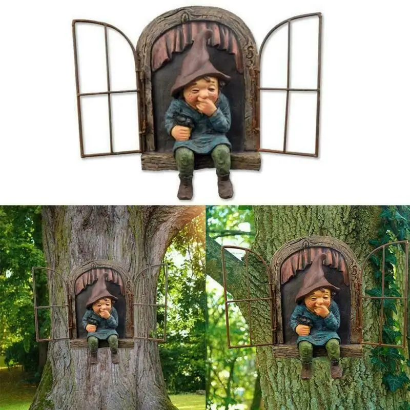 Naughty Garden Statue Elf Go O - Home Bargains avis et prix