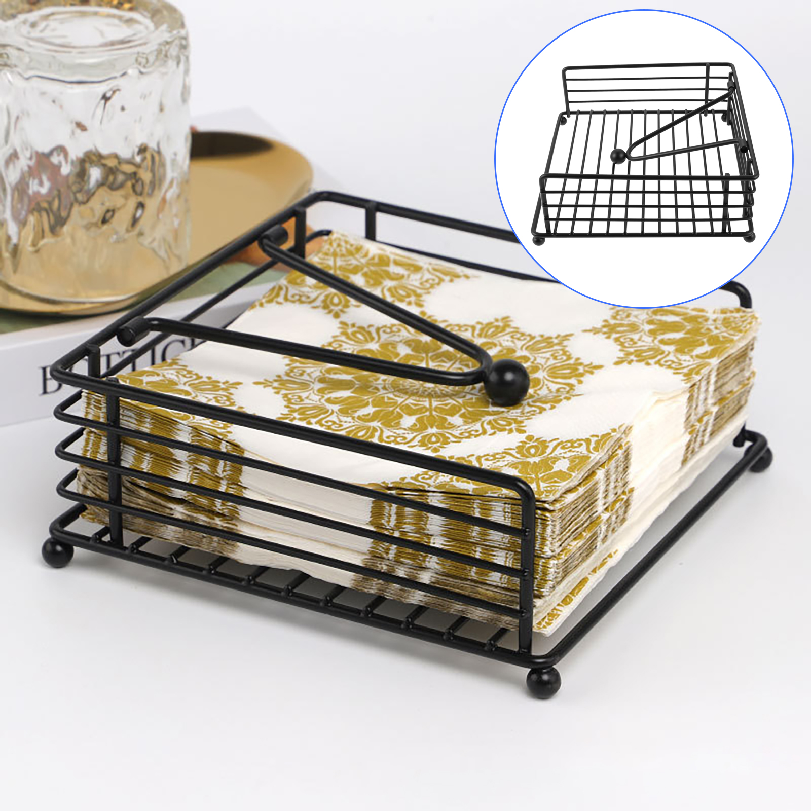 1PC Modern Napkin Holder Frost - Home Bar Stand avis et prix