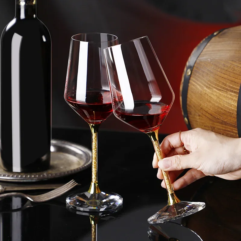 420ml Gold crystal red wine gl - Highball Glass Set avis et prix