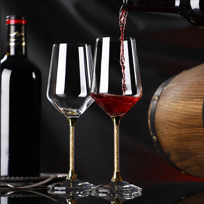 420ml Gold crystal red wine gl - Highball Glass Set avis et prix