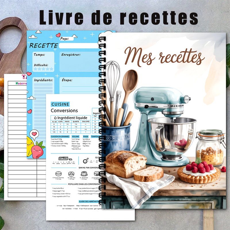French recipe book, personal r - Cocktail Recipe Book avis et prix