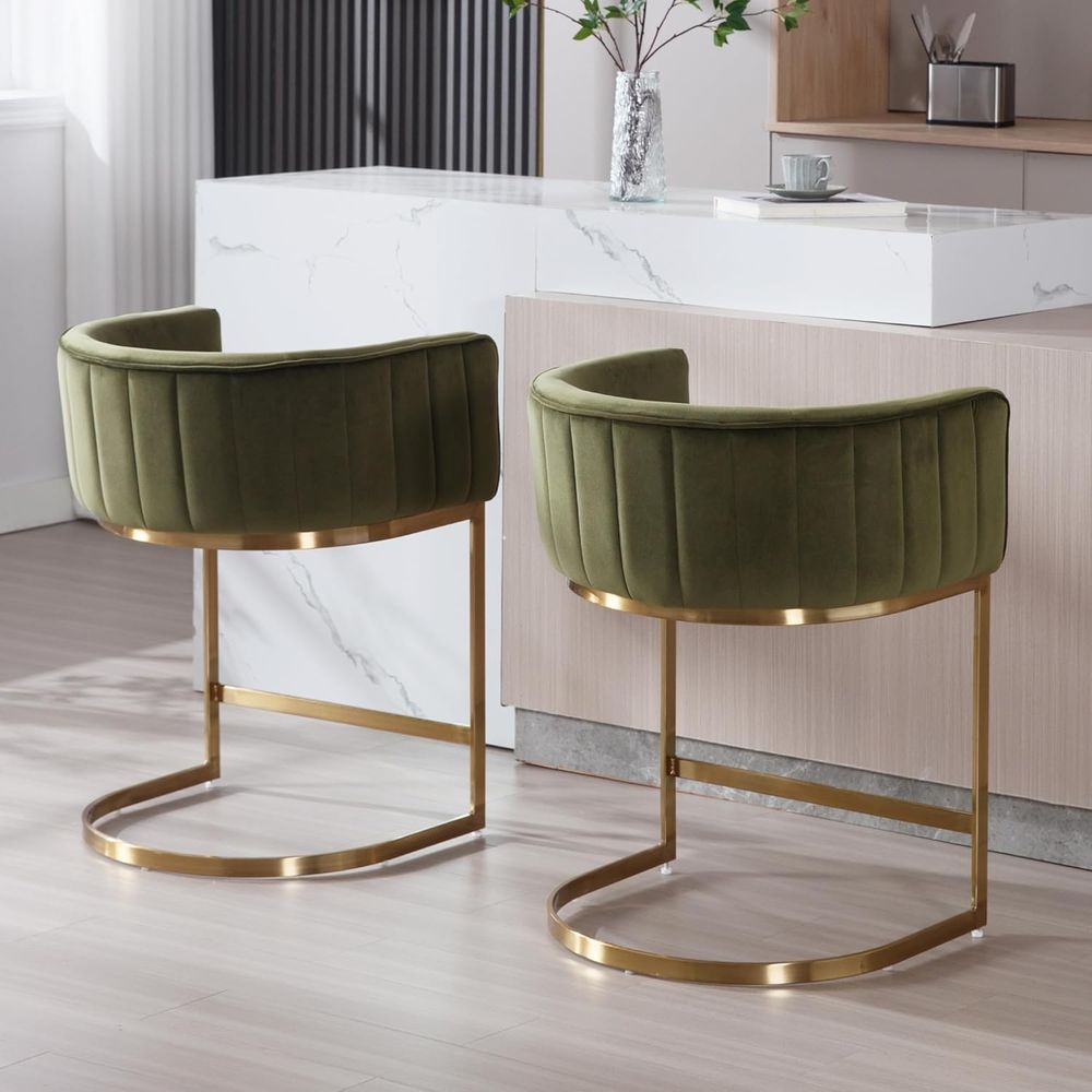 24 Velvet Upholstered Counter  - Home Bar And Counter avis et prix