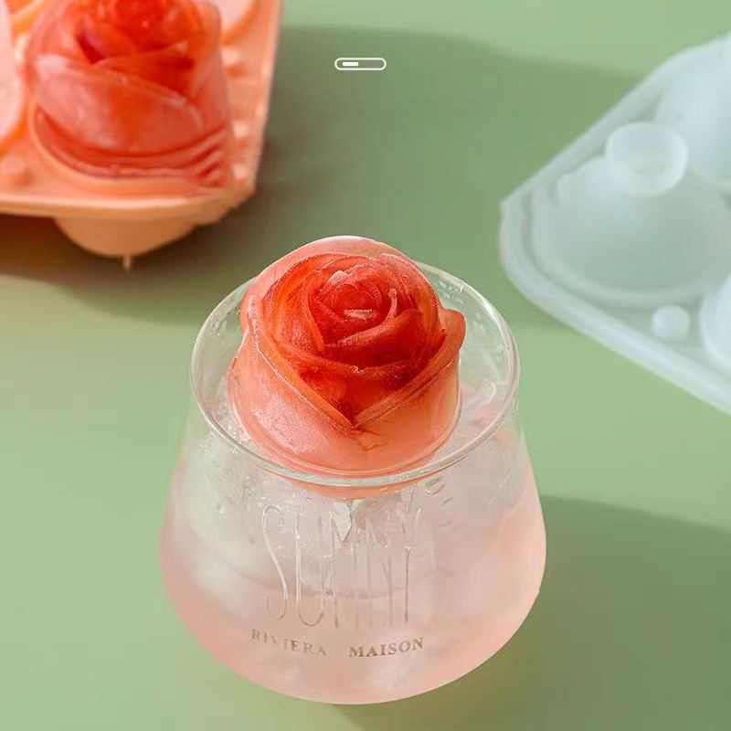 3D Rose Ice Molds 4 Holes Ice  - Ice Mold Sphere avis et prix
