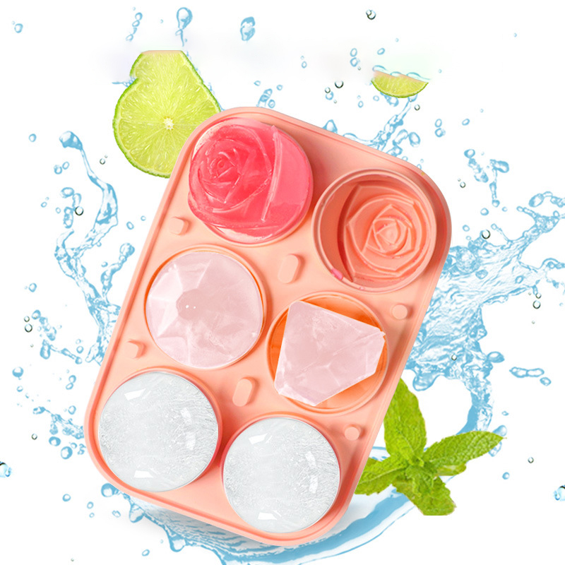 3D Rose Diamond Round Ice Cube - Ice Mold Sphere avis et prix