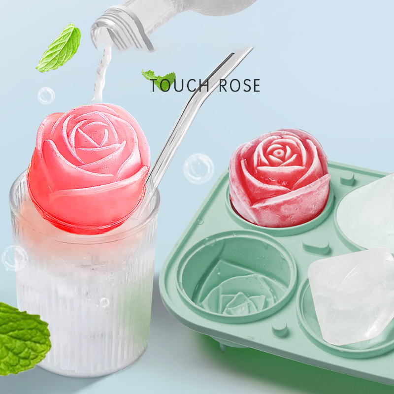 3D Rose Diamond Round Ice Cube - Ice Mold Sphere avis et prix