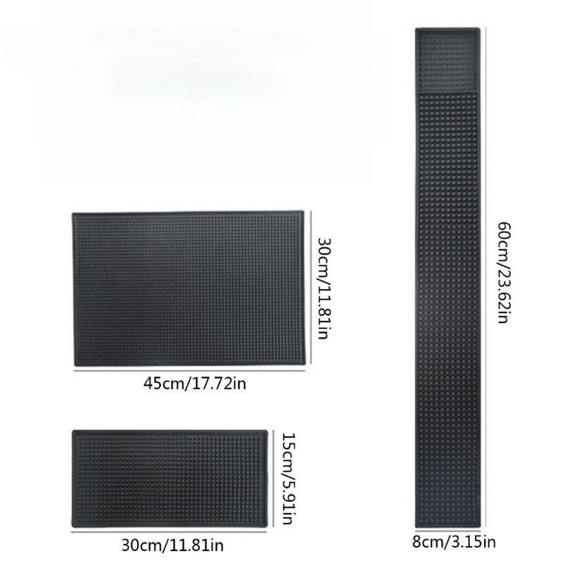 Bar Mat Rubber Dish Drying Mat - Home Bar Setup avis et prix