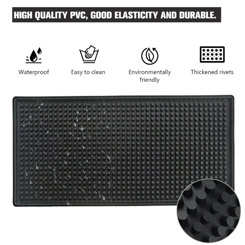 Bar Mat Rubber Dish Drying Mat - Home Bar Setup avis et prix