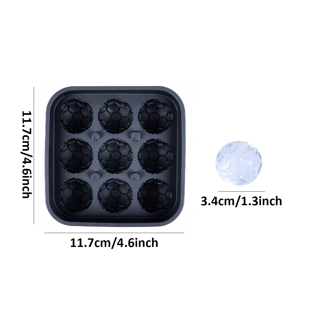 1Pcs Football-Themed Silicone  - Ice Mold Sphere avis et prix